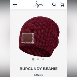 Love your Melon Burgundy Beanie